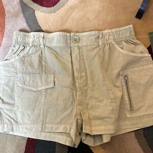 Wild Fable Tan Cargo Shorts Cotton Blend